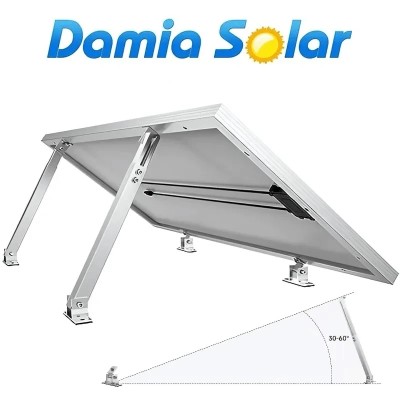Estructura para panel solar regulable 30 a 60 grados