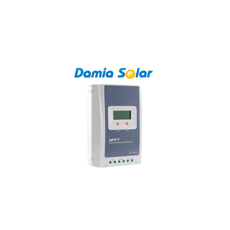 Regulador Maximizador MPPT Damia Solar 40A com ecrã