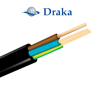 Manguera de cable eléctrico (3 cables) Aceflex 1,5 mm2   100 Metros