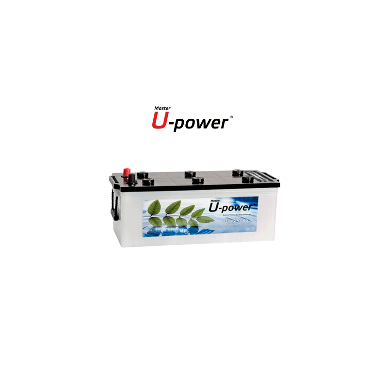 Batería Solar Monoblock Ciclo Profundo U-power 165ah