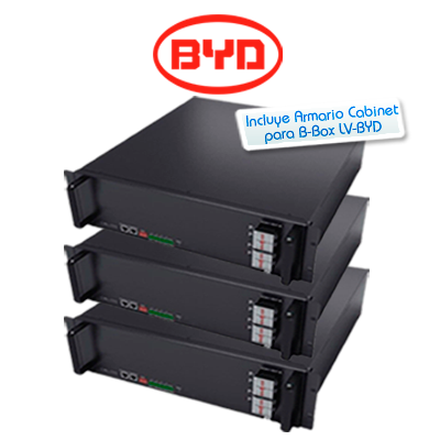 Kit de batería de litio BYD Battery-Box Pro 7.5kWh 48V