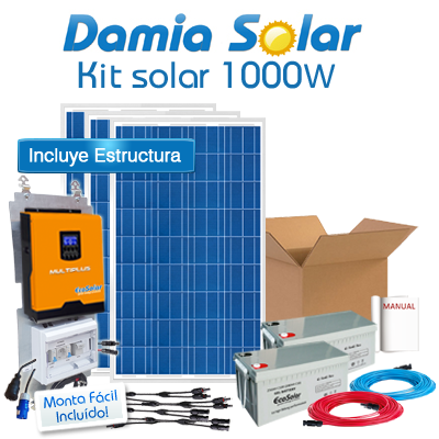 Kit Solar 1000W Fins de...