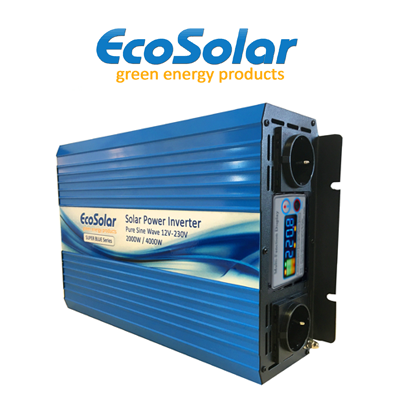 Islas Faroe mentiroso operación Comprar Inversor de onda pura Ecosolar Super Blue 3000W 24V - Damia Solar