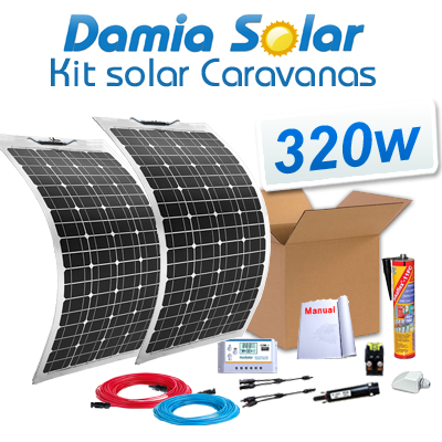 Kit solar para caravanas...