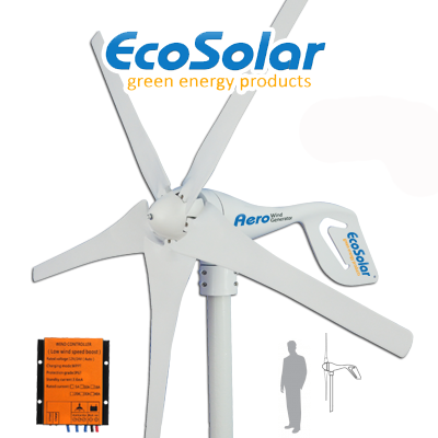 Aerogerador Ecosolar Aero 400 12V – Potência máx. 600W