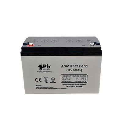 Batería Premium Battery PBC12-100 AGM 12V 100Ah . Baterías Berrocal