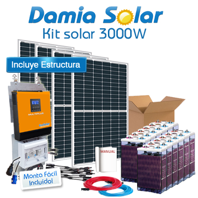 Kit Solar 3000W Fines de...