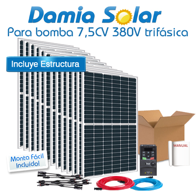 Kit de Bomba de Agua Solar con batería CN-Culture 