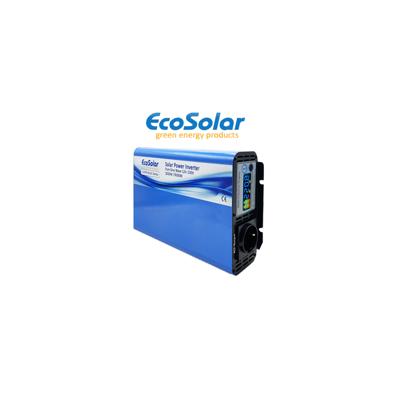 Inversor de onda pura Ecosolar Super Blue 1500W 12V