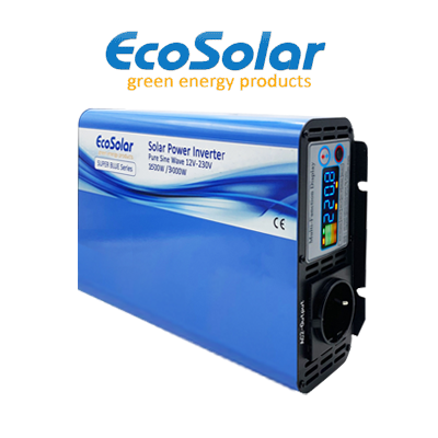 Comprar Inversor de onda pura Ecosolar Super Blue 1500W 12V - Damia Solar