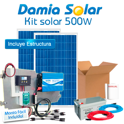 Kit Solar 500W Fines de...