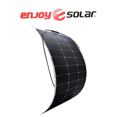 Painel solar semi-flexível ENJOY SOLAR 110W 12V ETFE Monocristalino