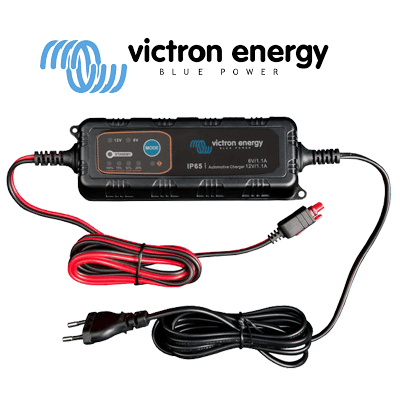 Carregador de baterias para automóvel Victron IP65 6V-12V/1,1A