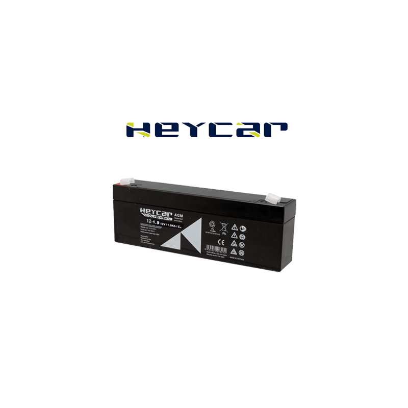 Batería HEYCAR HC12-1.9 12V 1.9Ah