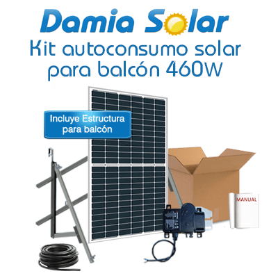 Kit de autoconsumo solar 460W para varanda