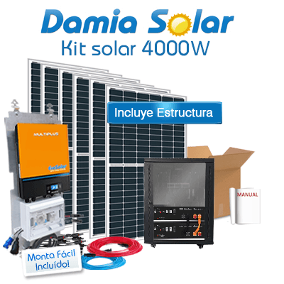 Kit Solar 4000W Lítio de Uso Diário
