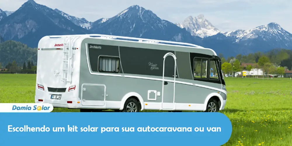 Escolher um kit solar para a sua autocaravana ou furgoneta.