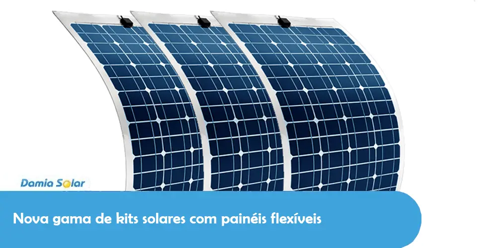Nova gama de kits solares com painéis flexíveis