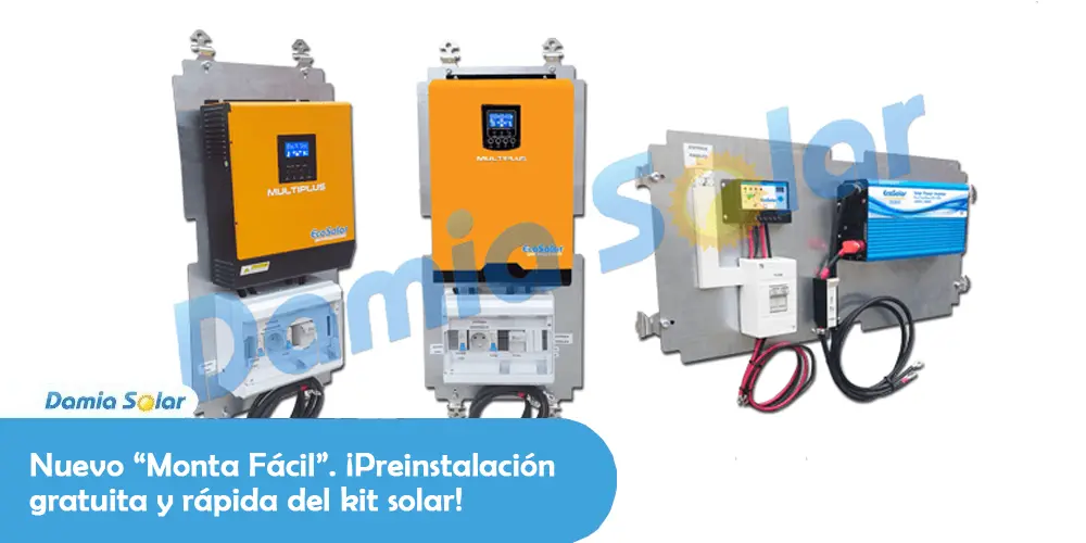Nuevo Monta Fácil. Preinstalación gratuita y rápida del kit solar!