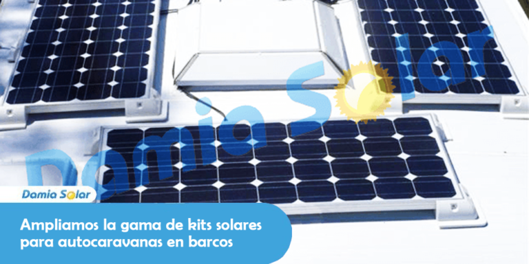 Ampliamos la gama de kits solares para autocaravanas y embarcaciones.