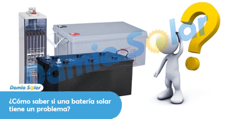 ¿Cómo saber si una batería solar está mal?
