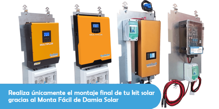 Realiza sólo el montaje final de tu kit solar gracias al Monta Fácil Damia Solar