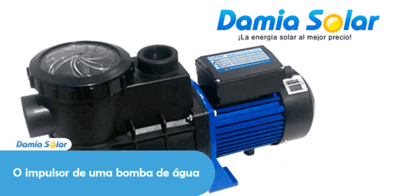 O impulsor de uma bomba de água