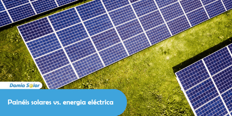 Painéis solares vs. energia eléctrica