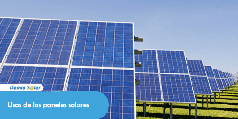 Usos de los paneles solares