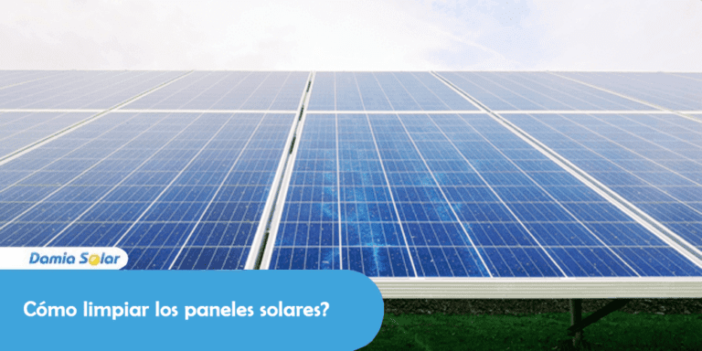 Cómo limpiar paneles solares