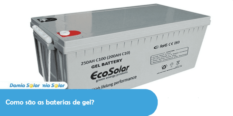 Como são as baterias de gel?