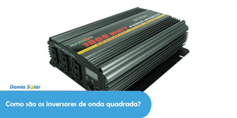 Como é que são os inversores de onda quadrada?