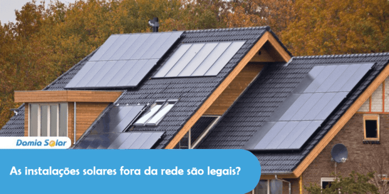 As instalações solares fora da rede são legais