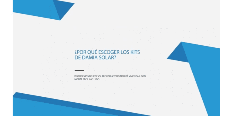 Porquê escolher os kits da Damia Solar?