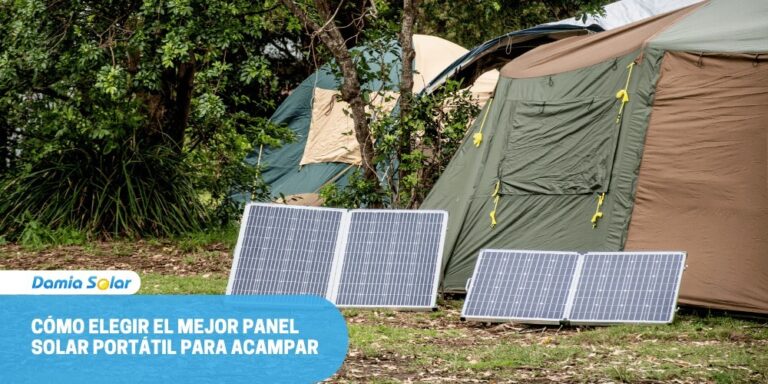 Cómo elegir el mejor panel solar portátil para acampar