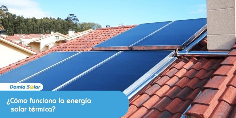 Cómo funciona la energía solar térmica