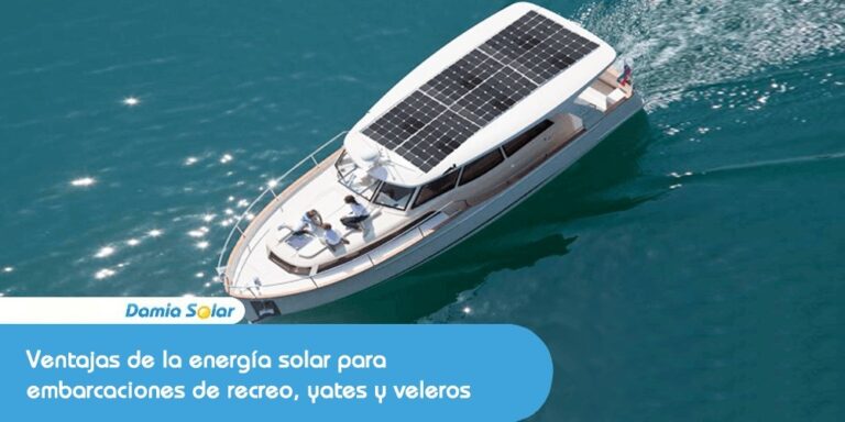 Ventajas de la energía solar para embarcaciones de recreo, yates y veleros