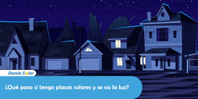 ¿Qué pasa si tengo placas solares y se va la luz?