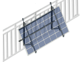Estrutura solar da varanda