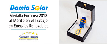 Medalla europea al merito de trabajo 2018 para Damia Solar
