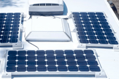 Kit solar ideal para uso en caravanas donde se requiera autonomía eléctrica